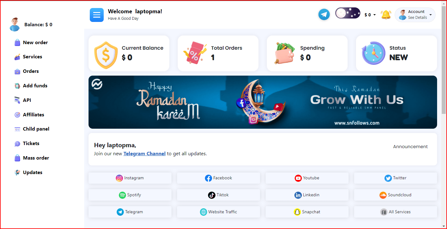 Snfollows official SMM Panel Script | SMM Scripts - Image 2